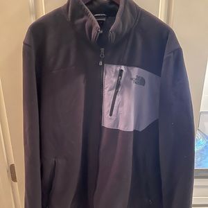 North Face black fluffy Jacket